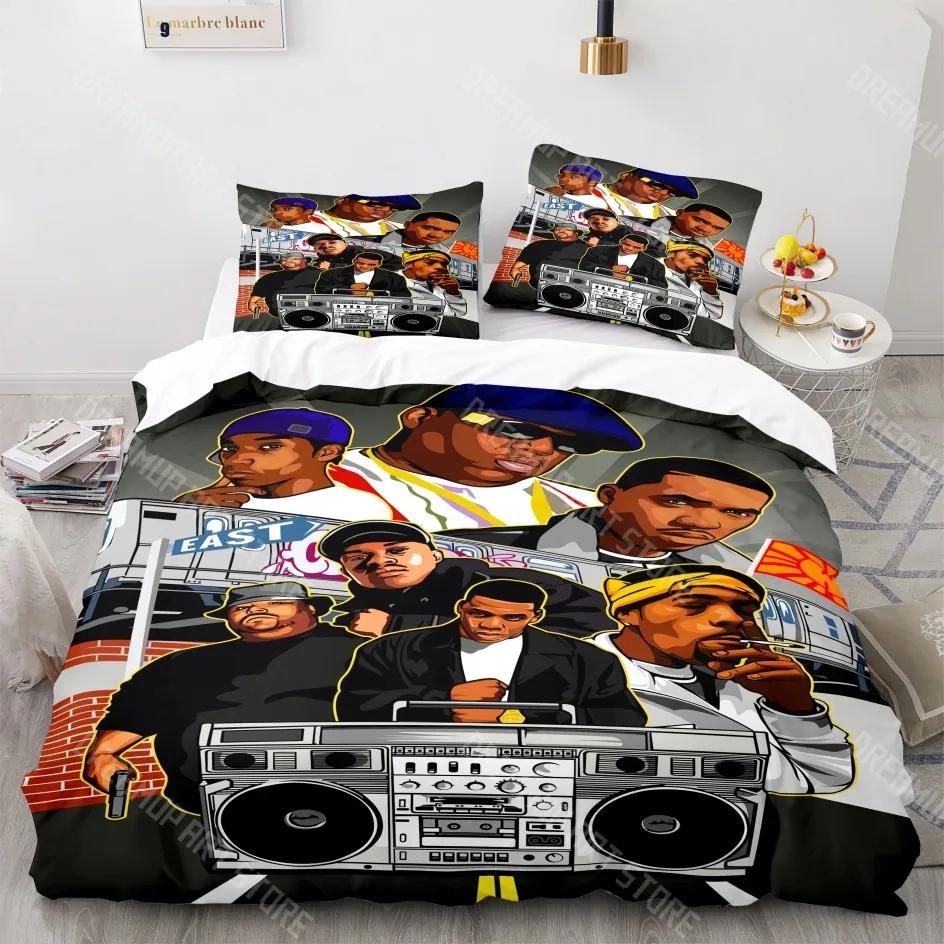 3D Печать 2 Pac Тупак Шакур Комплект постельного белья Односпальный Twin Full Queen King Size Тупак 2 Pac Комплект для кровати Взрослый Ребенок Кавайный Комплекты с пододеяльником