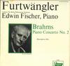 LP Record JOHANNES BRAHMS / EDWIN FISCHER , W - Piano Concerto No. 2 TV4342 Turnabout 1969 US Classical Used