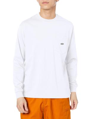 POCKET BIG LS TEE HOOD L [Keen] Футболка OC/RP БЕЛЫЙ/ЧЕРНЫЙ