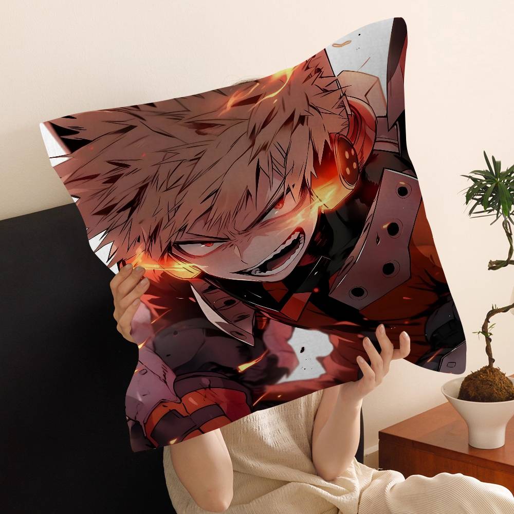 Anime MMy HHero Academia Katsuki Bakugo pillow cover sofa cushion cover home room decoration children gift