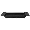 Bathtub Shelf Across Tub Retractable Plastic Over Rack Towel Book Holder Storage Organizer Black