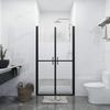 VidaXL ESG Semi-frosted Shower Door (73-76)x190 Cm