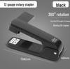 360° Rotating Stylish Labor-Saving Stapler, High-Value 12-Gauge for Office & Students