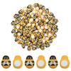 150pcs 9x13mm Tiny Wooden Bees Decor Bumblebee Shaped Painted Flatback Wood Bumblebee DIY Craft