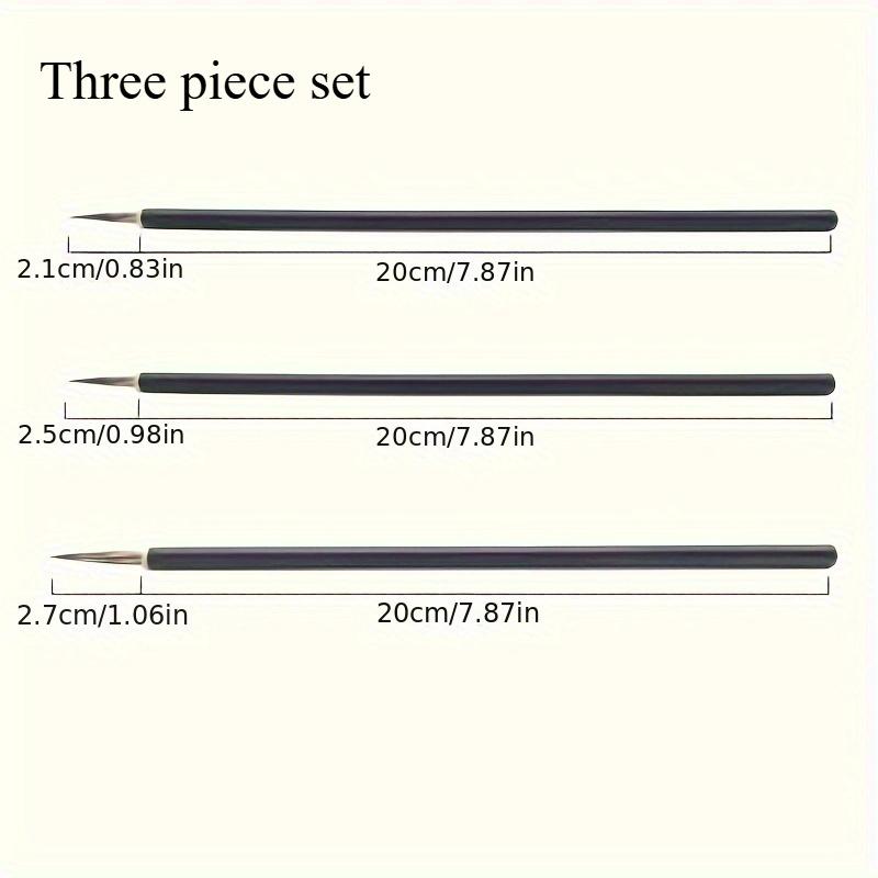 One Set/three Piece Set of Hook and Loop Pens, Large, Medium, and Brush Brushes, Calligraphy Gongbi, Detail Brushes