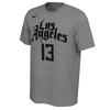 Nike Унисекс Футболка с коротким рукавом и круглым вырезом с логотипом X NBA Серый 00038209XLP5