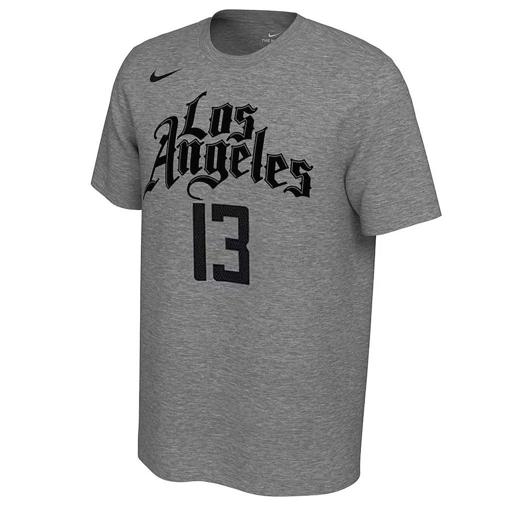 Nike Унисекс Футболка с коротким рукавом и круглым вырезом с логотипом X NBA Серый 00038209XLP5