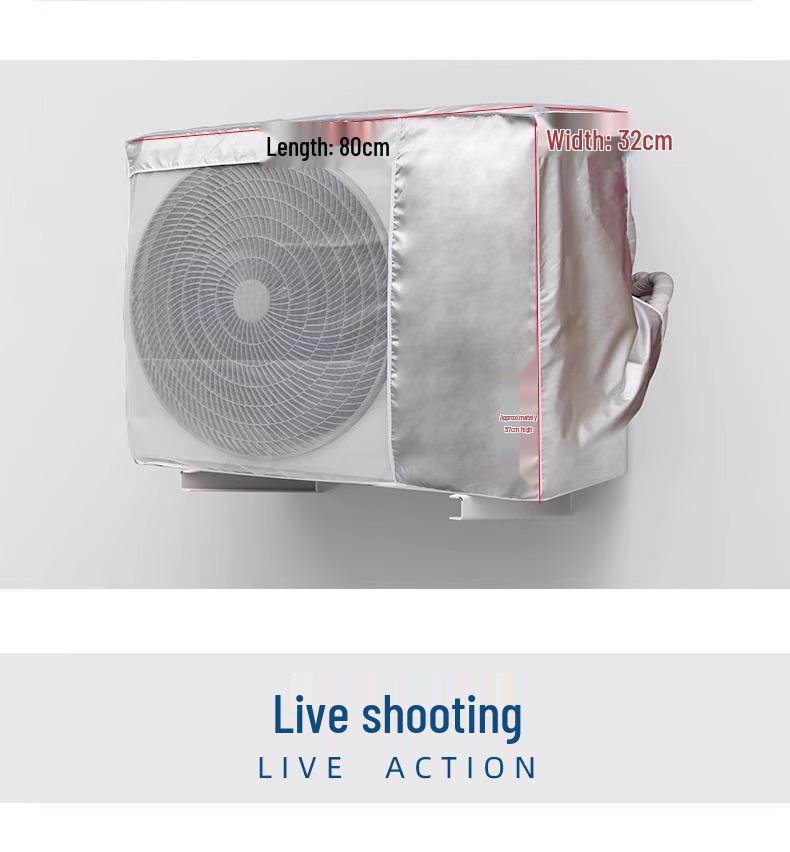 Защитный чехол для наружного блока кондиционера - Устойчивый к дождю и солнцу, Пыленепроницаемый для центральных блоков Haier, Midea, Gree