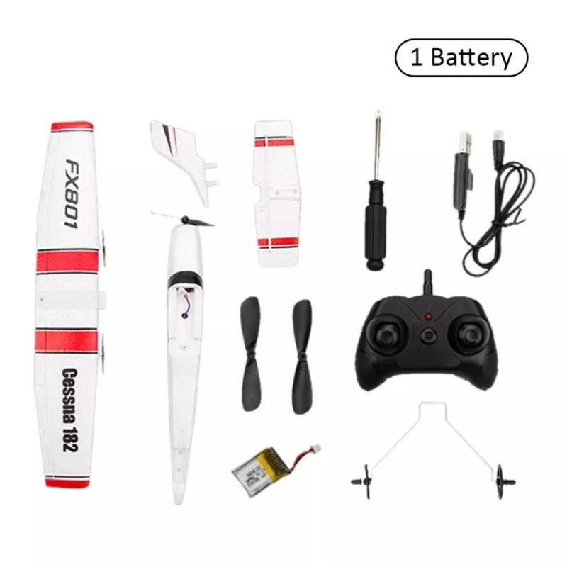 FX801 RC Самолет EPP Пенопластовый планер Самолет-гироскоп 2,4G 2CH RTF Дистанционное управление Размах крыльев Самолет Забавный