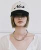 Кепка с козырьком Nigaennikol Nicole Lettering_Двухцветная Черная