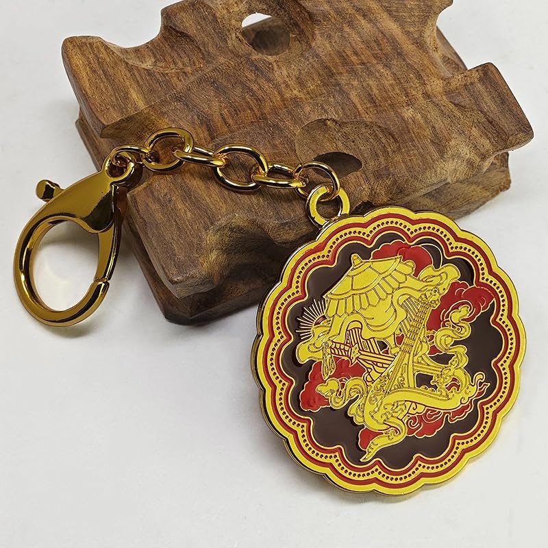 [YISHUI] (Isui) feng shui keychain key chain pipa lucky charm keychain lucky charm Talisman good luck car key chain Fashionable