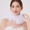 Tulle Ruffled Neck Mesh Collar Layered Ruff Collar Scarf For Costume Party Decor Adults Neckwear Cosplay Props
