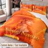 Custom Name Text 3Pcs Bedding Set Taylor Swift Duvet Cover And Two Pillowcases