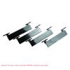 BSR516-1 4 Pcs Roof Rack Carrier Molding Port Bag Water Rail Lid Cover Trim 20469071829040 for Mercedes C Class W204 95*20 Mm
