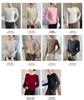 Women's Thickened Cashmere Wool Sweater - Round Neck, Flat Saddle Shoulder Knit Base Layer for Autumn & Winter