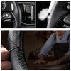 DIY Black Wear-Resistant Faux Leather Car Steering Wheel Cover For Mercedes-Benz Vito III ( W447 ) 2015- Braid