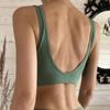 Threaded Camisole One-piece Triangle Cup Bra Sports Bras Ladies Sexy Sling Tube Top Free Size