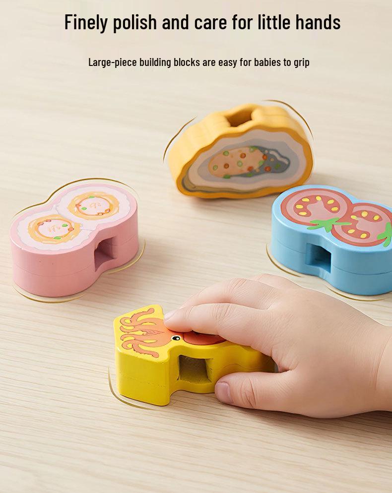 Children's Wooden Play BBQ Grill: Educational Role-Play & Hand-Eye Coordination Toy.
