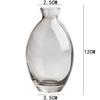 Classic Creative Vase Top Quality Glass Transparent Hydroponic Vase Living Room Flower Vase Home Decoration