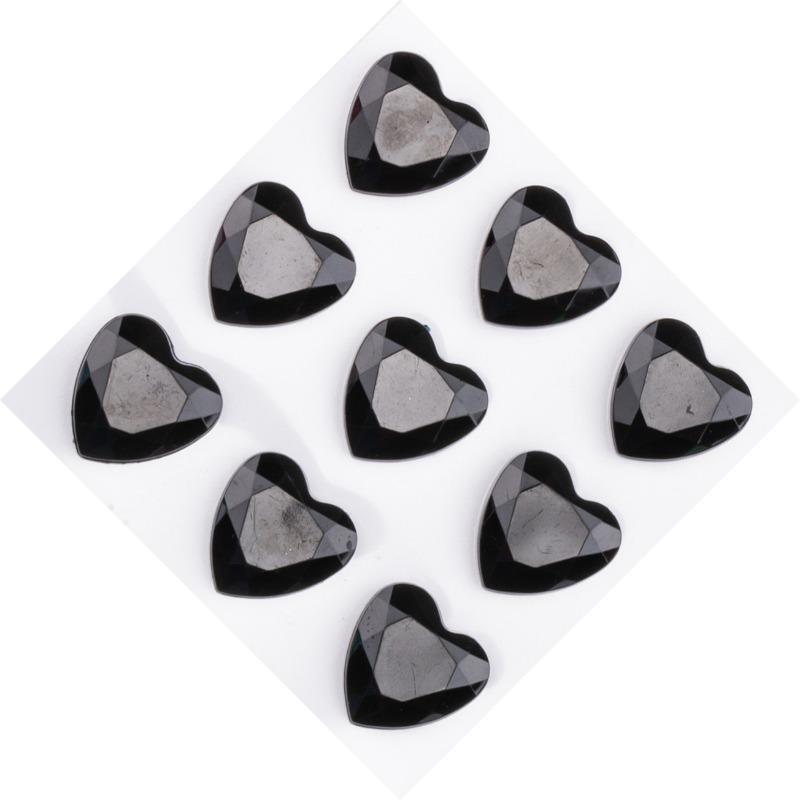 3D Acrylic Diamond Crystal Stickers Love Heart Face Gems Stickers for Party Show DIY Crystal Rhinestone Temporary Tattoos 4/18mm