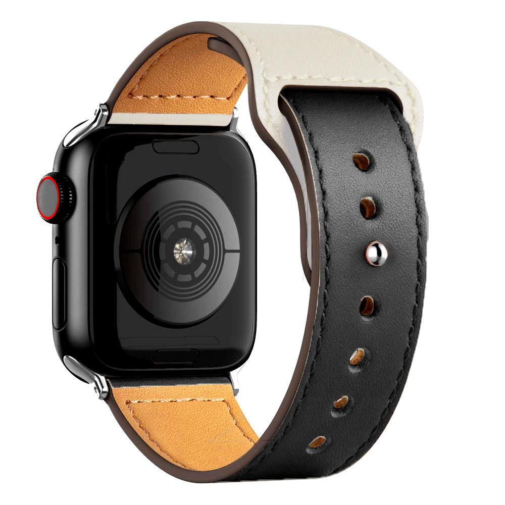 Leather strap For Apple watch band 44mm 45mm 49mm 40mm 42mm 46mm wristband correa bracelet iWatch series 8 9 10 11 SE 7 Ultra 3