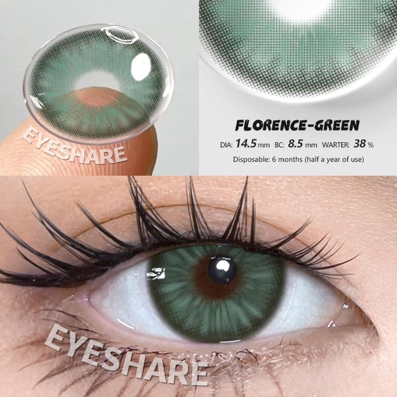 Eyeshare 1 пара контактных линз FLORENCE Series Eye натурального цвета, косметические контактные линзы