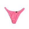Шорты бикини MFS Ткань Полный шов Тип 3D спереди Сексуальное нижнее белье Повседневная одежда Половина спины бикини La Pomme Rose Pink [La Pomme] Мужская