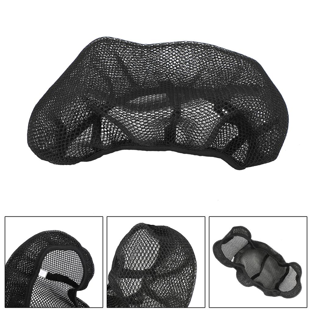 Heat-Resistant Net Seat Mesh Cover Universal L For Motorcycle Scooter Motorbike