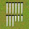 12Pcs Plastic Golf Tees Portable Golf Tack 5 Level Adjustable Height Golf Ball Nails Tees Golf Ball Holder Tees Golf Accessories