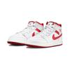 Air Jordan 1 Mid SE PS White Dune Red Детские кроссовки Lobster Sail Vachetta-Tan FJ3467-160
