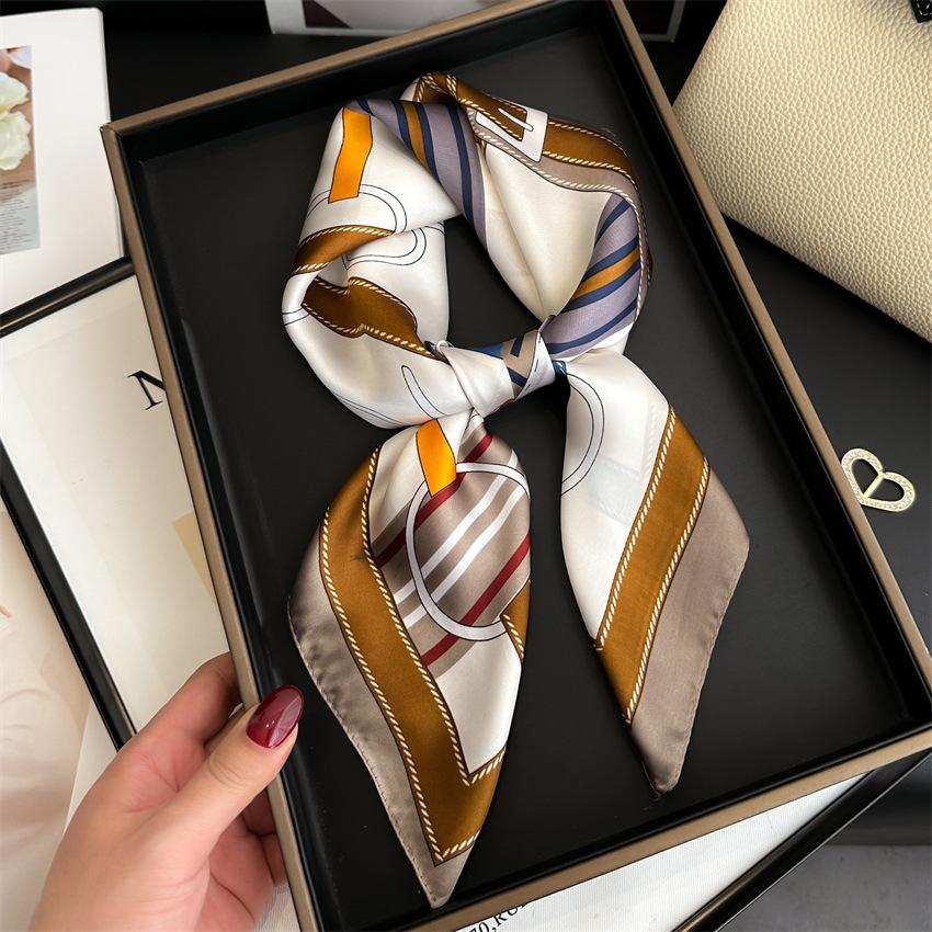 70 * 70 см новый шелковый маленький квадратный шарф для защиты шеи женщин профессиональный шарф универсальный шарф для волос шарф