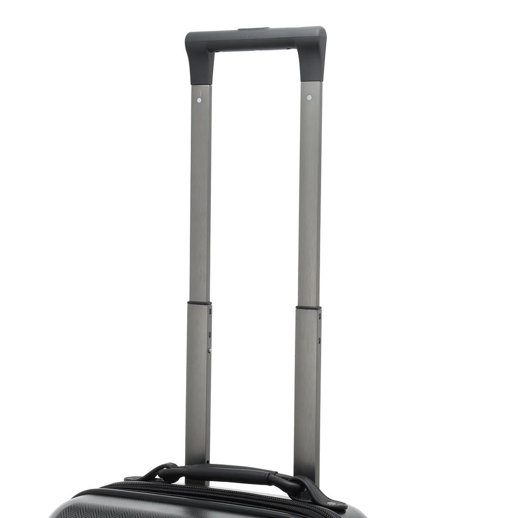 Чемодан-переноска CENTURY DELUXE Spinner Expandable S Size 40L 55cm [Hartman] Ручная кладь Ручная кладь Прибл.. 3,5 кг Черный/Пушечный металлик