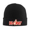 K  on Logo Warm Knitted Cap Fashion Bonnet Hat Autumn Winter Outdoor Beanies Hats for Men Women Adult