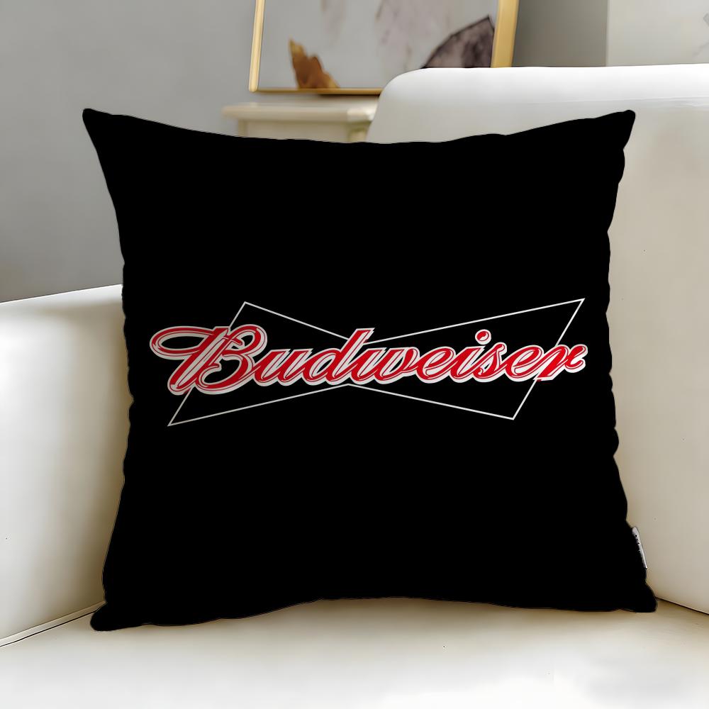Классический бренд напитков Budweiser Наволочка Мягкая и Легко стирающаяся – Универсальная для Дивана, Кровати, Путешествий и Офиса