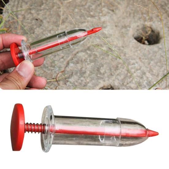 Прочная мини-ручная сеялка, шприц-тип, сеялка для выращивания удобрений, медленно высвобождающаяся сеялка для выращивания садовых растений, инструмент для посадки