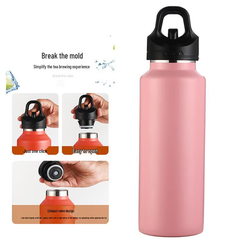 Shengjia 700ml 316 Stainless Steel Quick-Open Insulated Sports Bottle