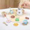 Wooden simulation ice cream cone ice cream small cart children's play toy
