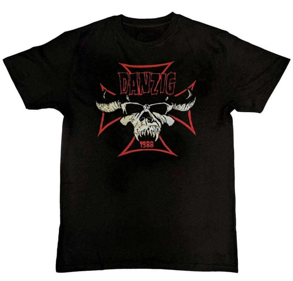 Vtg Danzig Band 1988 Tour Graphic Print Unisex 100% Cotton T-shirt Mens Tees Top