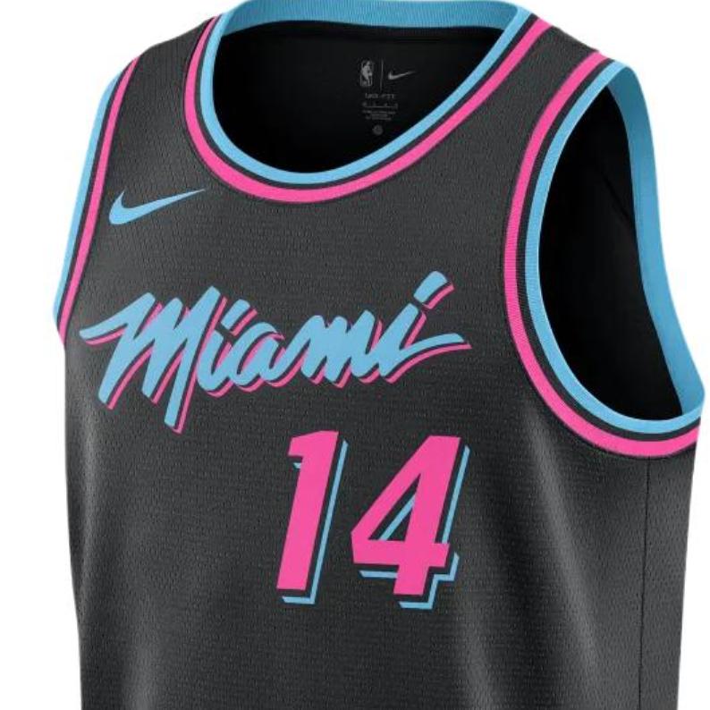 Nike X NBA Miami Heat FW25 Тайлер Хирро Баскетбольная майка Мужская HM5987-014