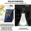 Portable Powered LED Light, Solar Energy Charged Panel Powered/DC Rechargeable Camping Lights Hanging Soft Light Tent Lantern