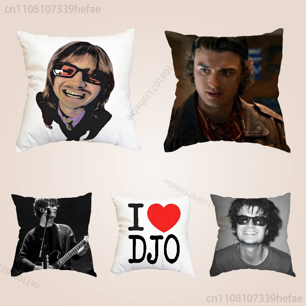 JJoe Keery Singer Funny Pillow Case Antidustmite Pillowcase Invisible Zipper Silky Short Plush Sofa Cushion Cover