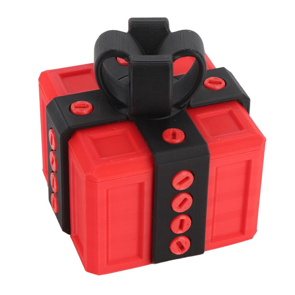 Раздражающая подарочная коробка с винтами, новинка, забавная подарочная коробка, напечатанная на 3D-принтере, для хранения игрушек, праздник