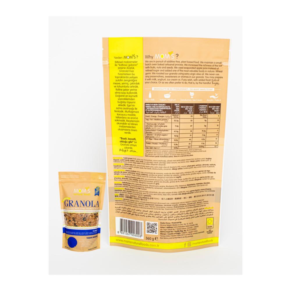 Гранола с черникой 360 г Полезный перекус на завтрак