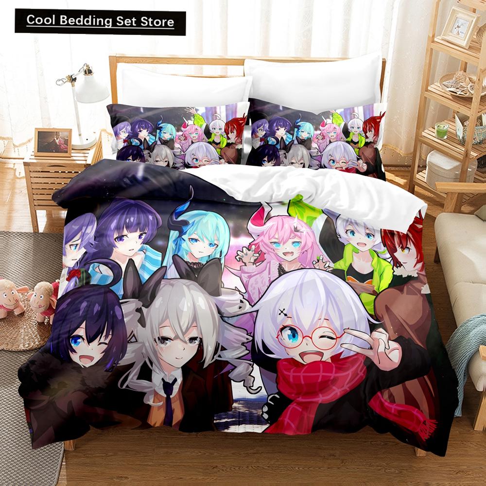 3D Аниме Постельный комплект Honkai Impact 3rd Принтованный Декоративный 2_3 предмета Комплект пододеяльника Постельное белье Покрывало Домашний Для Домашнего текстиля