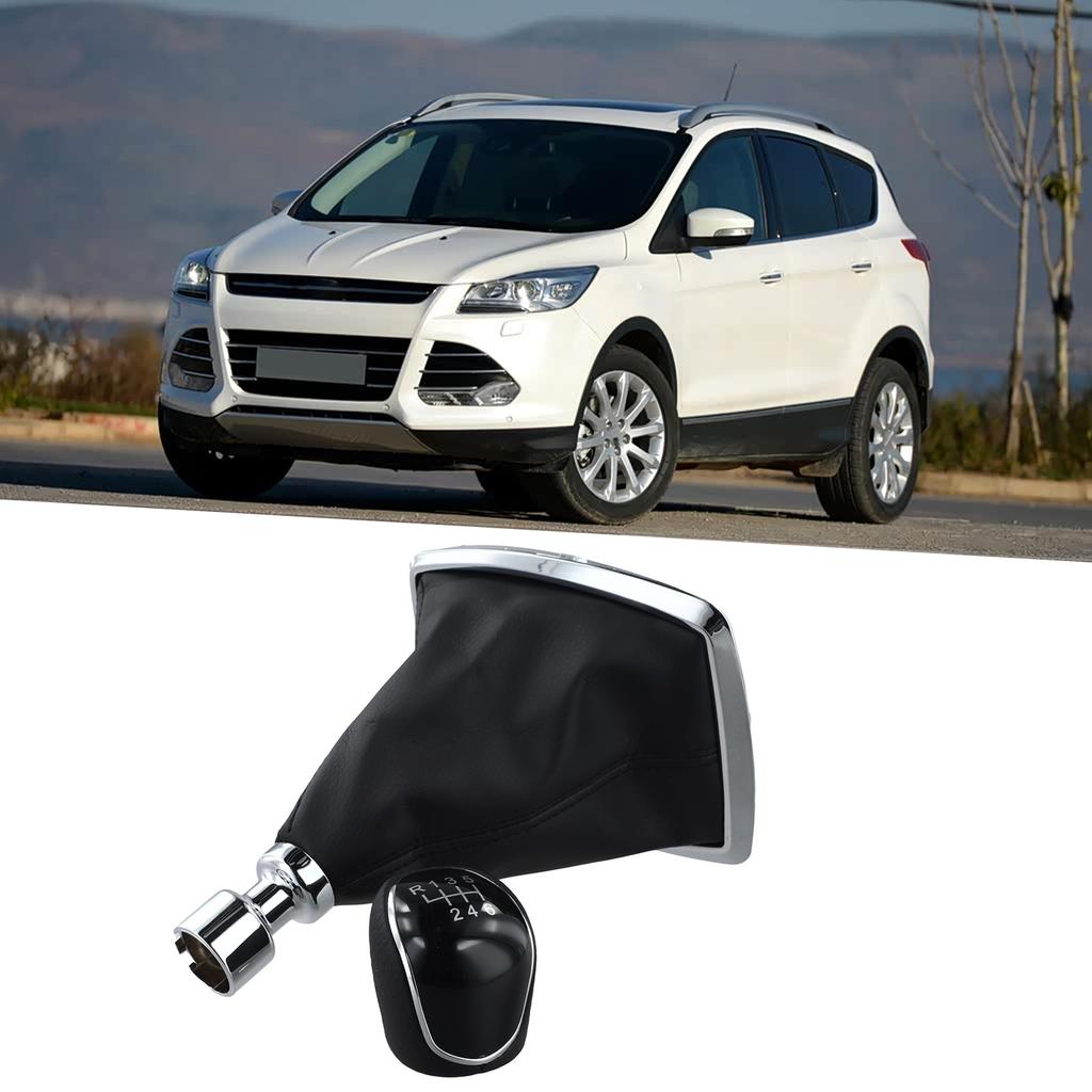 For Ford For KUGA 2008-2012 For C-MAX 2008-2010 GB64637AA 8V4R7P002KB 6 Speed Gear Shift Knob Shifter Lever Gaiter Boot