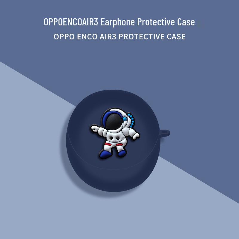OPPO Enco R2 Ultra-Thin Silicone Protective Case - Full Coverage Earphone Shell