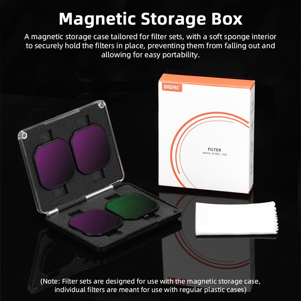 BRDRC Len Filters for Insta360 Ace Pro 2 Camera UV CPL ND8/16/32/64 Neutral Density Lens Quick Release Photography Accessoise