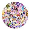 50 Pictures of Anime Campus Men's Public Relations Department Graffiti Stickers Balance Bike Skateboard Motorcycle Decoration Stickers
