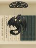 Готический черный дракон, деревянное подвесное украшение, фазы луны на дереве, настенное украшение, подвеска для домашнего декора для спальни, гостиной, книжной полки