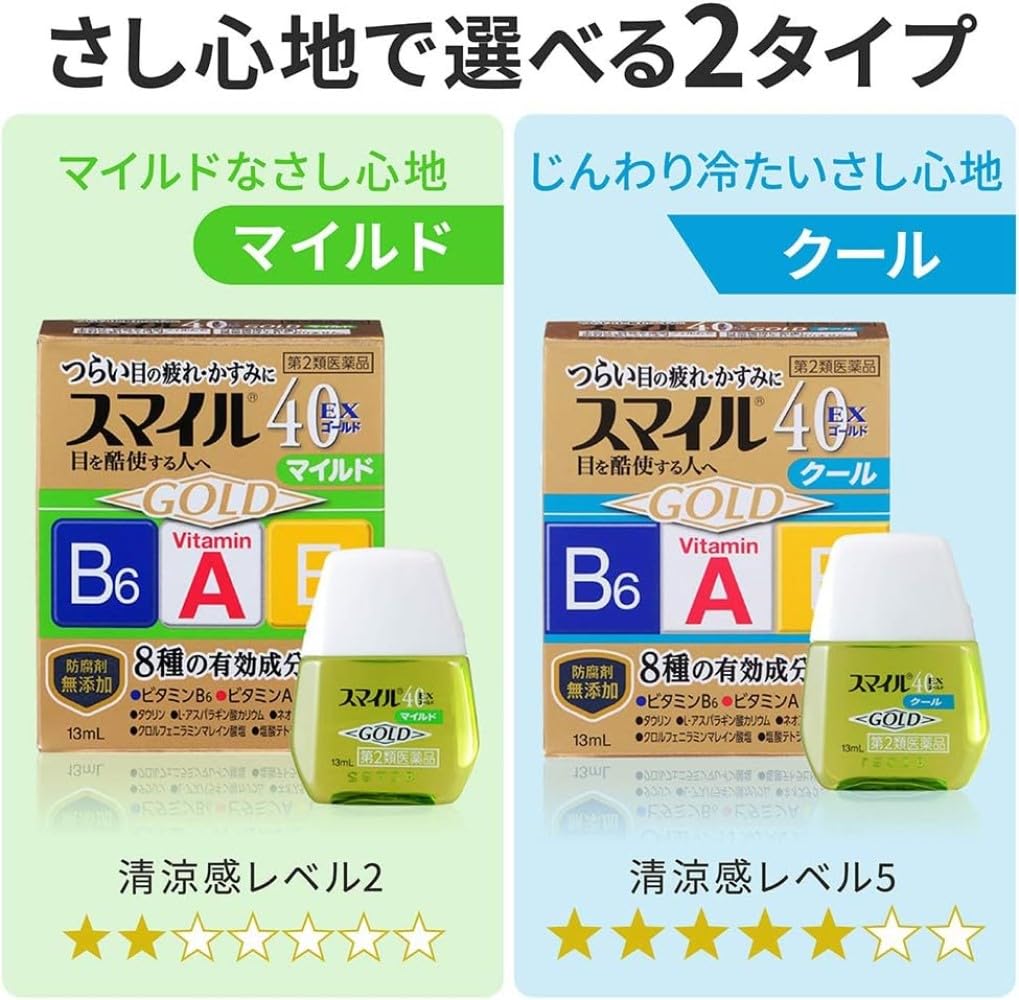 Глазные капли Smile 40EX Gold Mild 13 мл